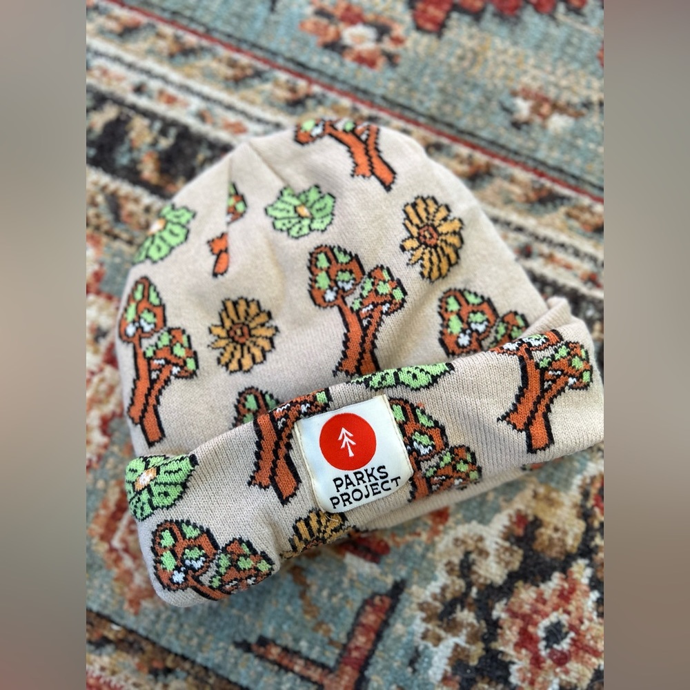 Parks Project Mushroom Floral Beanie